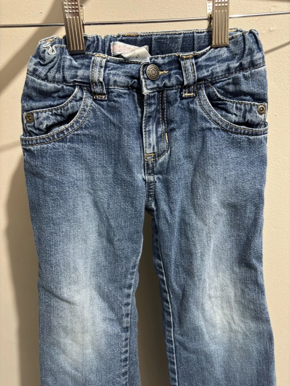 Old Navy Kids Fleece Lined Denim Jeans Size 4T Insulated Warm Winter